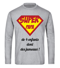 les supers papasde 4 enfants  jumeaux !