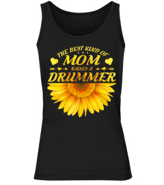 MOTHERS DAY GIFT DRUMMER SUNFLOWER FUNNY WOMEN BIRTHDAY T-SHIRT