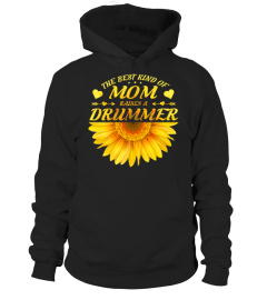 MOTHERS DAY GIFT DRUMMER SUNFLOWER FUNNY WOMEN BIRTHDAY T-SHIRT