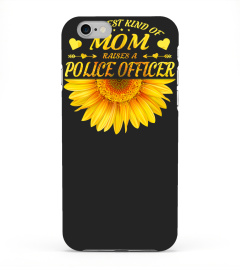 MOTHERS DAY GIFT POLICE OFFICER SUNFLOWER FUNNY WOMEN BIRTHDAY T-SHIRT