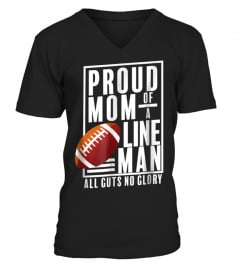 Proud Mom Football All Guts No Glory Athletics Lineman Shirt705 funny shirt