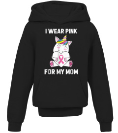 Wear Pink For My Mom Breast Cancer Unicorn Shirt146 cute shirt