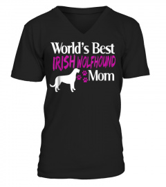 Trendshirt Irish Wolfhound T Shirt Gift for Dog Mom Owners1214
