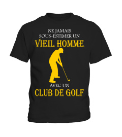 vieil homme de golf