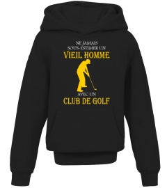 vieil homme de golf