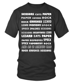 Rock, paper, scissors, lizard, spock