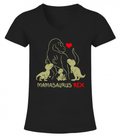Womens Mamasaurus T Shirt T rex Mama