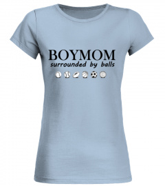 Boy Mom Surrounded by balls