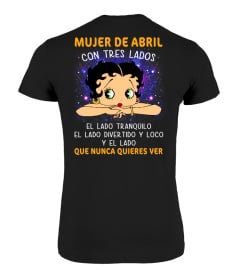 Mujer de Abril con tres lados