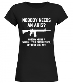 Nobody Needs An AR15?