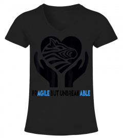 Ehlers Danlos syndrome Shirt women Fragile But Unbreakable1x1426