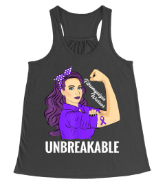 Fibromyalgia Awareness Products Warrior Unbreakable TShirt1x424