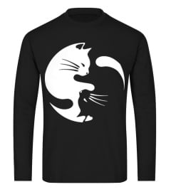 CAT YIN YANG BEST FUNNY CUTE GIFT IDEA 