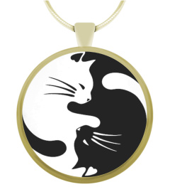 CAT YIN YANG BEST FUNNY CUTE GIFT IDEA 