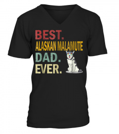 Best Alaskan Malamute Dad Ever Tshirt - Funny Dog Daddy Gift1x577