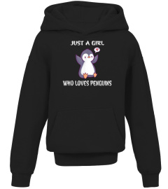 Shirts Just a Girl who loves Penguins T-Shirt Birthday Girl Gift5349 Cheap Shirt