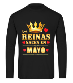 Reinas Nacen en Mayo Cumpleanos Camisa