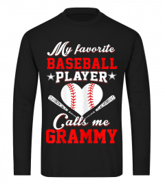 Shirts Womens My Favorite Baseball Player Calls Me Grammy T Shirt887 Cheap Shirt