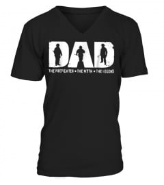 Funny Dad The Firefighter The Myth The Legend T-Shirts Tee0x1153
