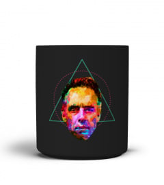 Vivid Trippy Geometric Head Peterson Philosophy Fun Office Mug