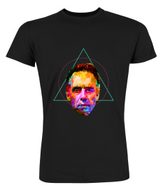 Vivid Trippy Geometric Head Peterson Philosophy Fun Philosopher Shirt