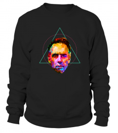 Vivid Trippy Geometric Head Peterson Philosophy Fun Philosopher Shirt