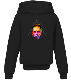 Vivid Trippy Geometric Head Peterson Philosophy Fun Philosopher Shirt