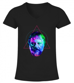 Vivid Trippy Geometric Head Slavoj Zizek  Philosophy Fun Philosopher Shirt