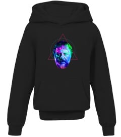 Vivid Trippy Geometric Head Slavoj Zizek  Philosophy Fun Philosopher Shirt