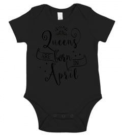 Queens Are Born In April T-Shirt Nice Birthday Shirt