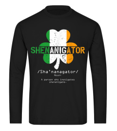 Shenanigator Irish Tshirt St  Patricks day Shenanigans