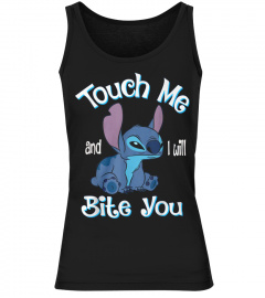 Stitch Touch Me And I Will Bite You Funny shirt for fans