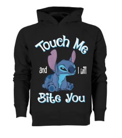 Stitch Touch Me And I Will Bite You Funny shirt for fans