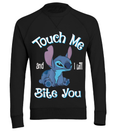 Stitch Touch Me And I Will Bite You Funny shirt for fans