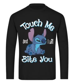 Stitch Touch Me And I Will Bite You Funny shirt for fans