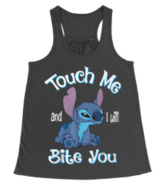 Stitch Touch Me And I Will Bite You Funny shirt for fans