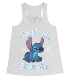 Stitch Touch Me And I Will Bite You Funny shirt for fans