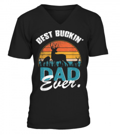 Best Buckin Dad Ever Shirt Deer Hunting Bucking Father Tee2x1434