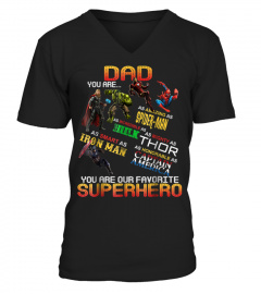 Dad You Are Our Favorite Superhero Tshirt2x918
