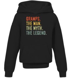 Gramps Man Myth Legend Shirt For Dad Father Grandpat753