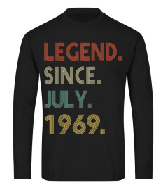 LEGEND Since JULY 1969 Vintage 50th Birthday Gift TShirt840 cool shirt