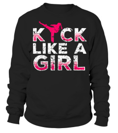 I Kick Like A Girl-Karate Kickboxing Girl T-Shirt Gift705 Best Shirts