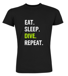 scuba diving eat sleep -  0007-HA