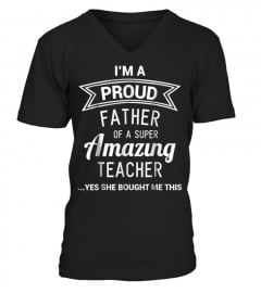 Funny Proud Dad Of Teacher T Shirt1o993