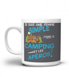 Camping-Simple femme