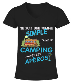 Camping-Simple femme