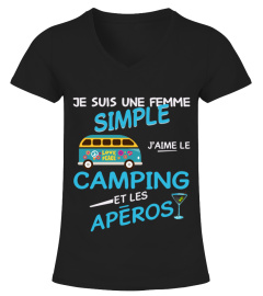 Camping femme simple