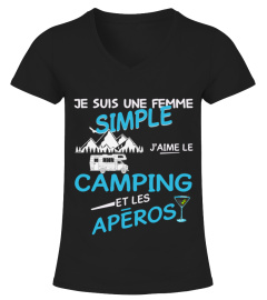 Camping femme simple