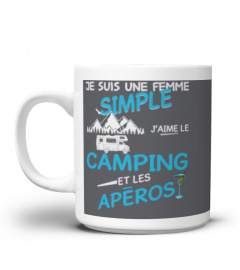 Camping femme simple