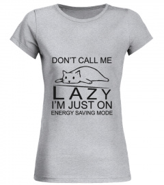 Cats Funny T-Shirt-I am just on energy..